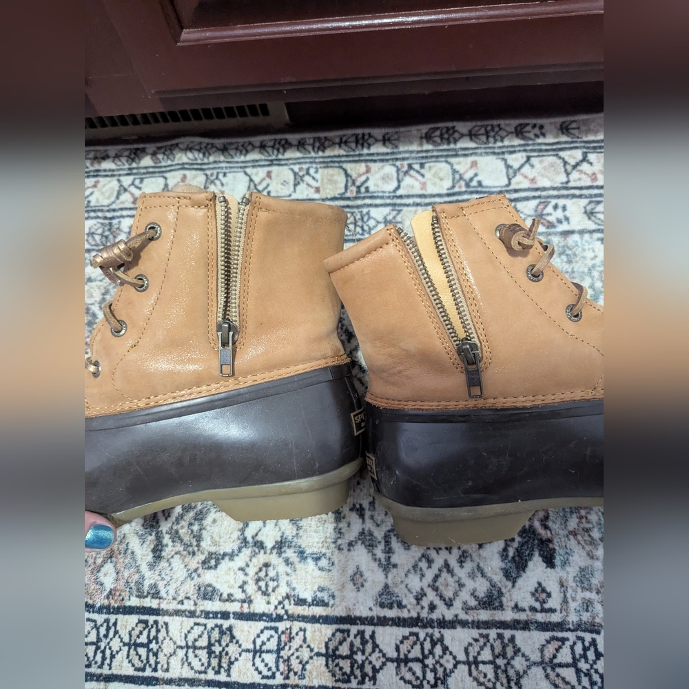 Sperry Fleece Lined Saltwater Duck Boots - Picture 3 of 7
